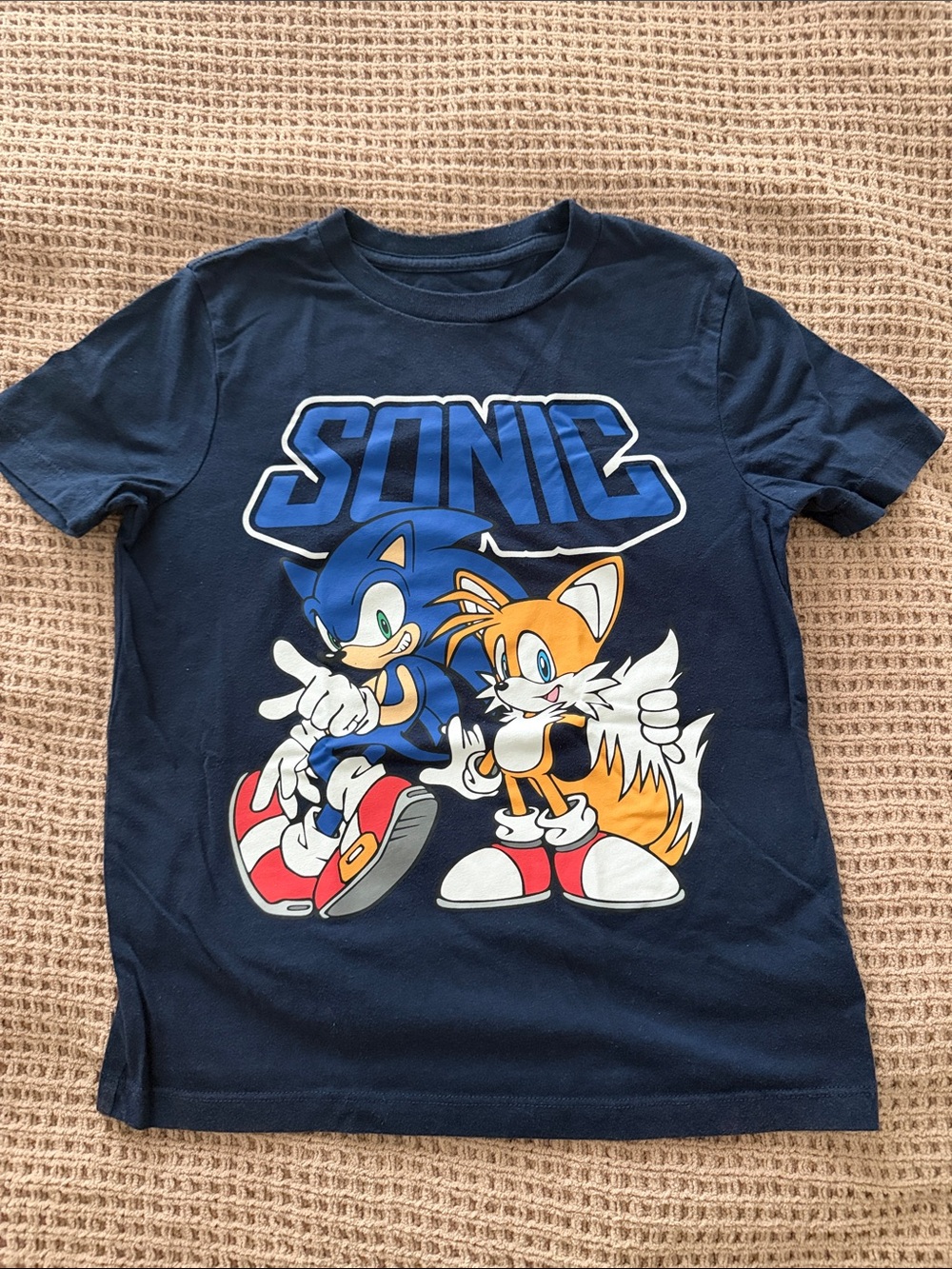 Sonic Graphic Tee for Kids - Navy Blue